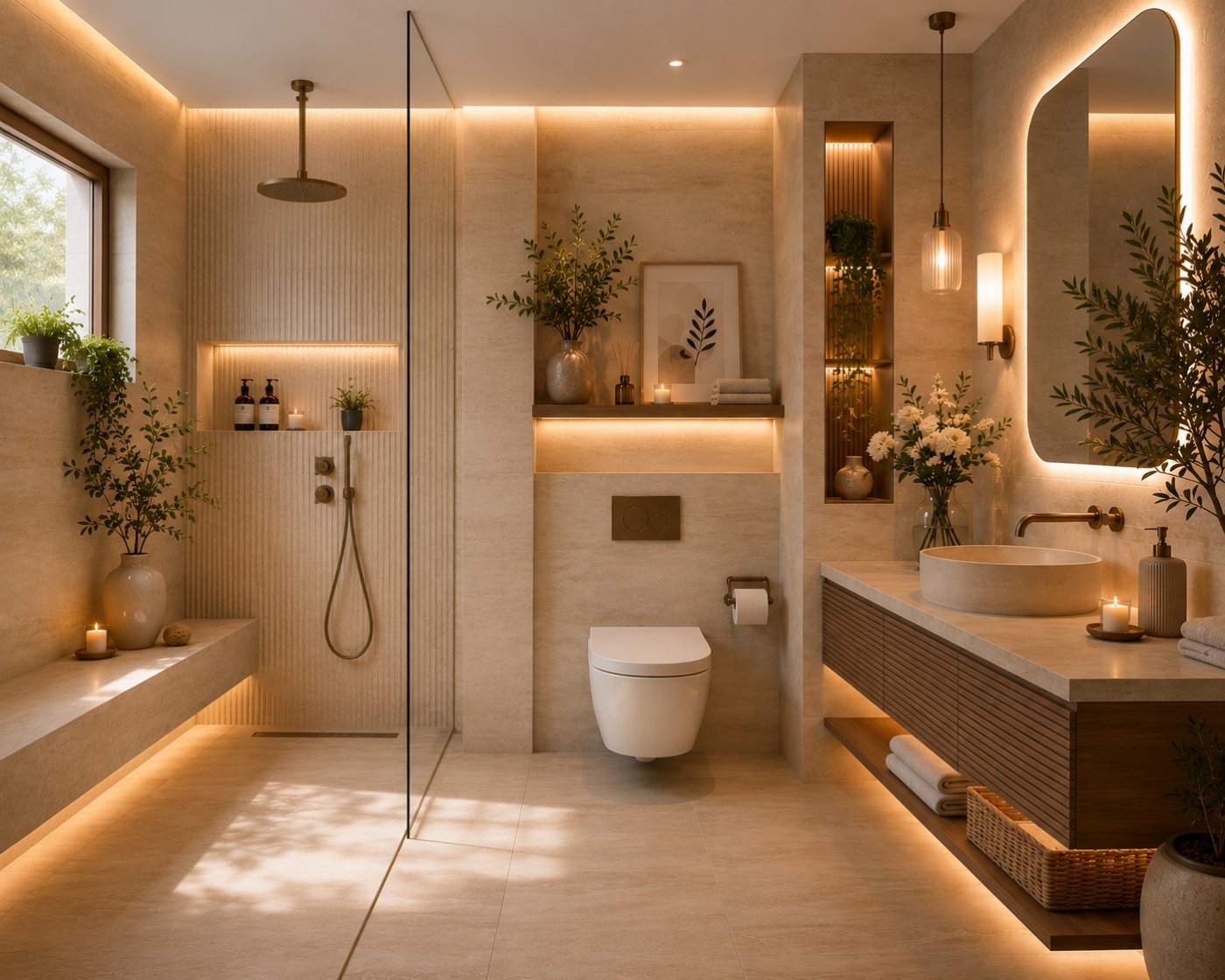 Baño adaptado y accesible