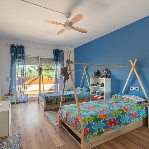 Dormitorio infantil después